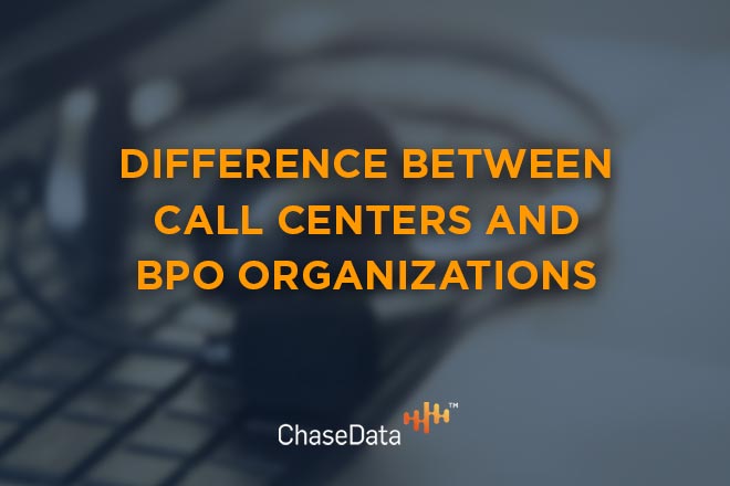 difference between call centers and BPO